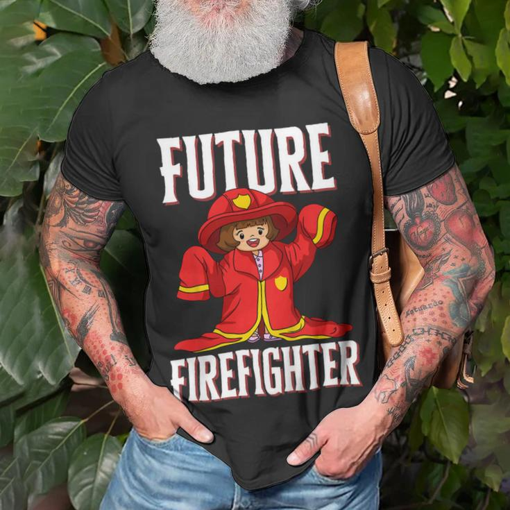 Firefighter Future Firefighter For Young Girls Unisex T-Shirt Gifts for Old Men