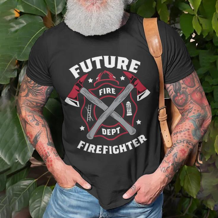 Firefighter Future Firefighter Volunteer Firefighter Unisex T-Shirt Gifts for Old Men