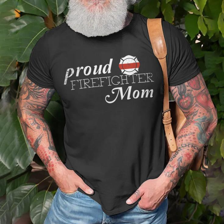 Firefighter Proud Firefighter Mom FirefighterHero Thin Red Line Unisex T-Shirt Gifts for Old Men