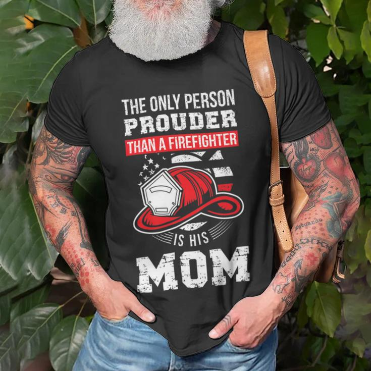 Firefighter Proud Firefighter Mom Fireman Mother Fireman Mama V2 Unisex T-Shirt Gifts for Old Men