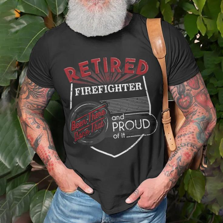 Firefighter Retired Firefighter Firefighter Retirement Gift Unisex T-Shirt Gifts for Old Men