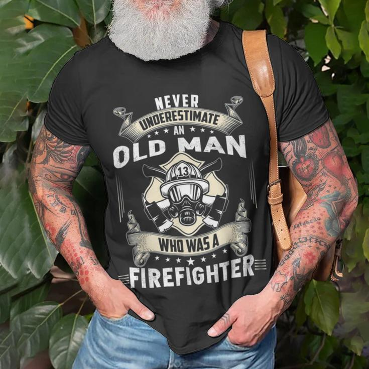 Firefighter Retired Firefighter Gifts Retired Firefighter V2 Unisex T-Shirt Gifts for Old Men
