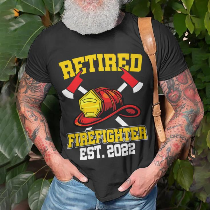 Firefighter Retired Firefighter Profession Hero V2 Unisex T-Shirt Gifts for Old Men