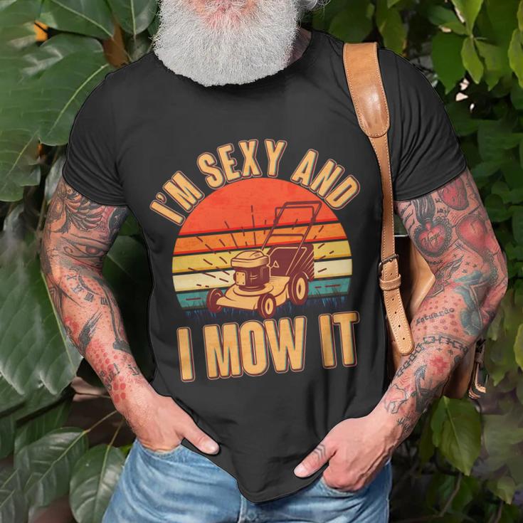 Vintage Gifts, Sexy And I Mow It Shirts