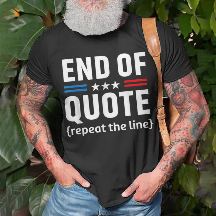 Funny Joe End Of Quote Repeat The Line V2 Unisex T-Shirt Gifts for Old Men