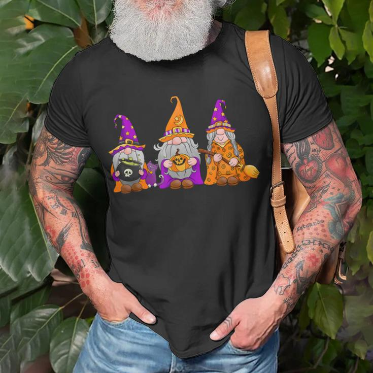Halloween Gnomes Cute Autumn Pumpkin Fall Funny Holiday Unisex T-Shirt Gifts for Old Men