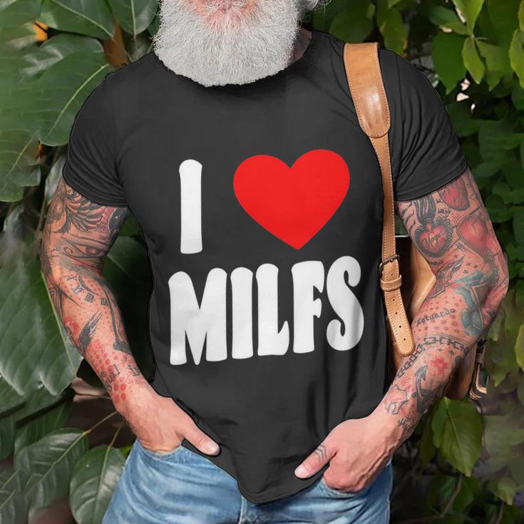 I Love Milfs Gifts, Heart Shirts