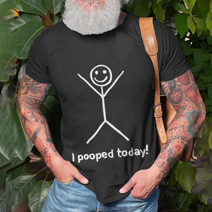 I Pooped Today V2 Unisex T-Shirt Gifts for Old Men