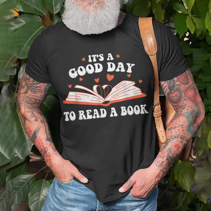 Its Good Day To Read Book Library Reading Lovers T-shirt Gifts for Old Men