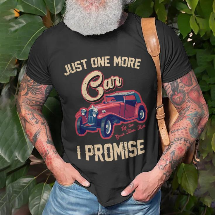 Just One More Car I Promise Vintage Classic Old Cars T-shirt Gifts for Old Men