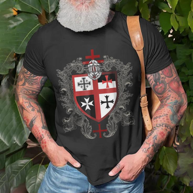 Knight TemplarShirt - Shield Of The Knight Templar - Knight Templar Store Unisex T-Shirt Gifts for Old Men