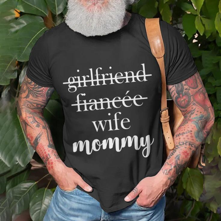New Mommy Girlfriend Wife Fiancee T-Shirt Gifts for Old Men