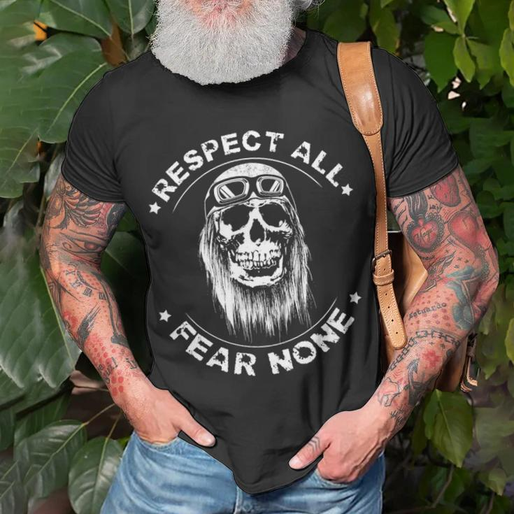 Respect All - Fear None Unisex T-Shirt Gifts for Old Men