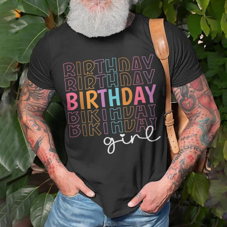 Retro Birthday Girl Party For Princess Girl Birthday Unisex T-Shirt Gifts for Old Men
