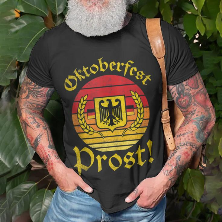 Retro Prost German Eagle Vintage Oktoberfest T-shirt Gifts for Old Men