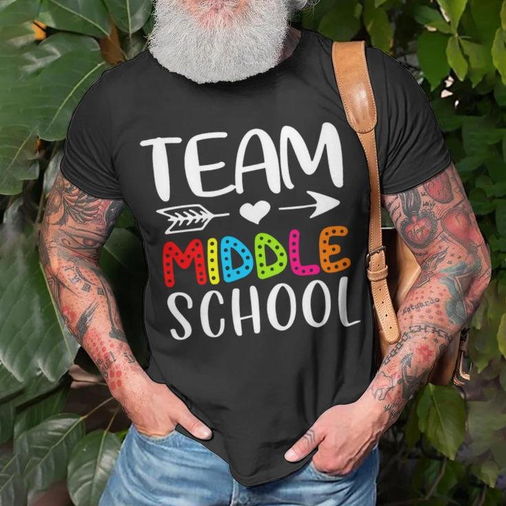 Team Middle School - Middle School Teacher Back To School Unisex T-Shirt Gifts for Old Men