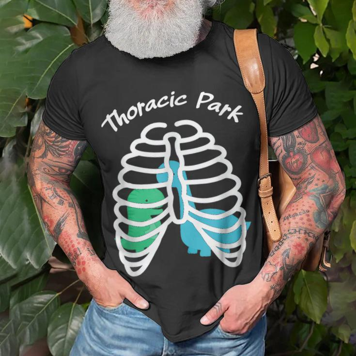 Thoracic Park Dinosaur Nurse Squad Nursing Student V3 T-shirt Gifts for Old Men