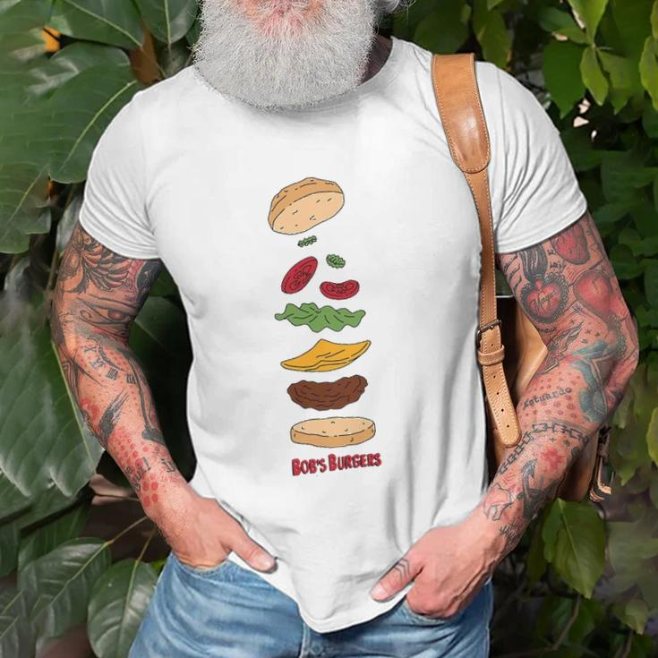 Bob&8217S Burgers Elements Of A Burger Unisex T-Shirt Gifts for Old Men