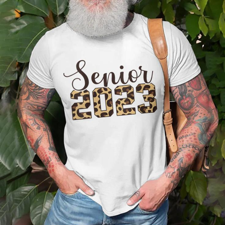 Class Of 2023 Graduation Leopard Senior 2023 T-shirt Gifts for Old Men