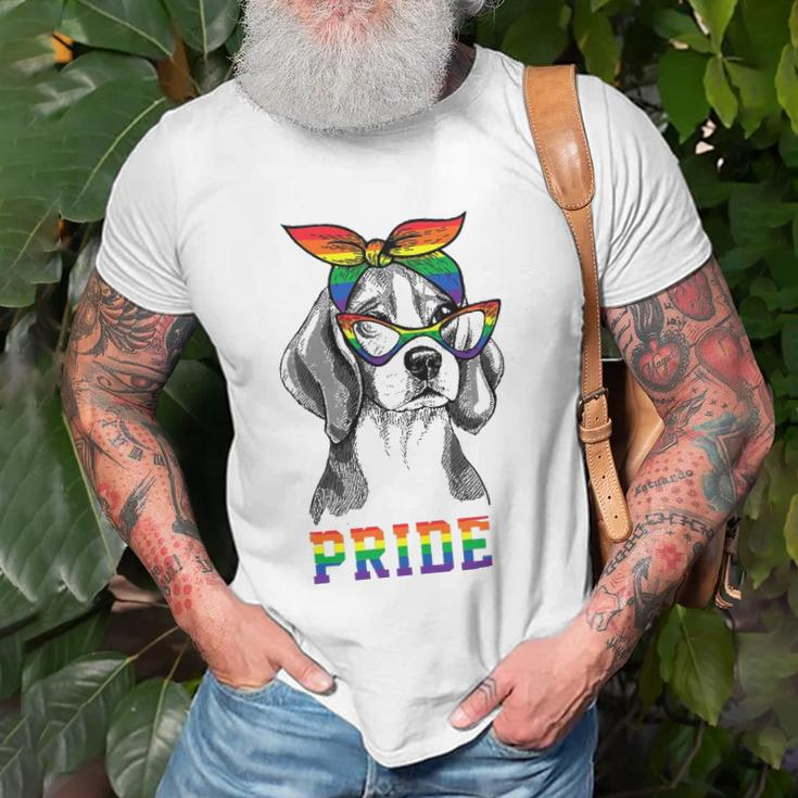 Cute Dog Lover Puppy Owner Beagle Mom Dad Gay Lesbian Lgbt Unisex T-Shirt Gifts for Old Men