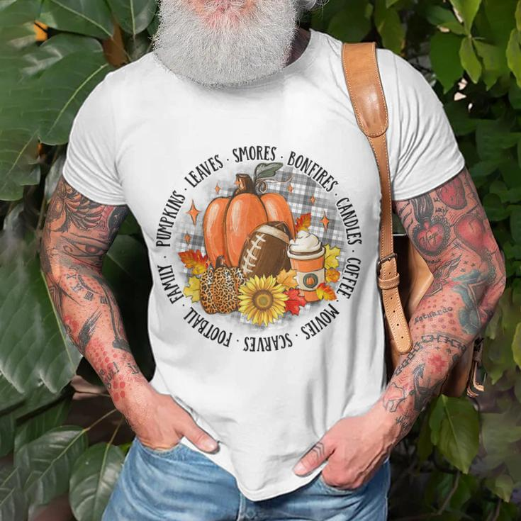 Cute Halloween Autumn Season Vibes For Autumn Lovers T-shirt Gifts for Old Men