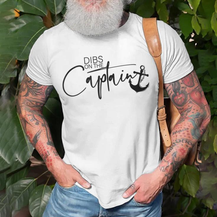 Dibs On The Captain T-shirt Gifts for Old Men