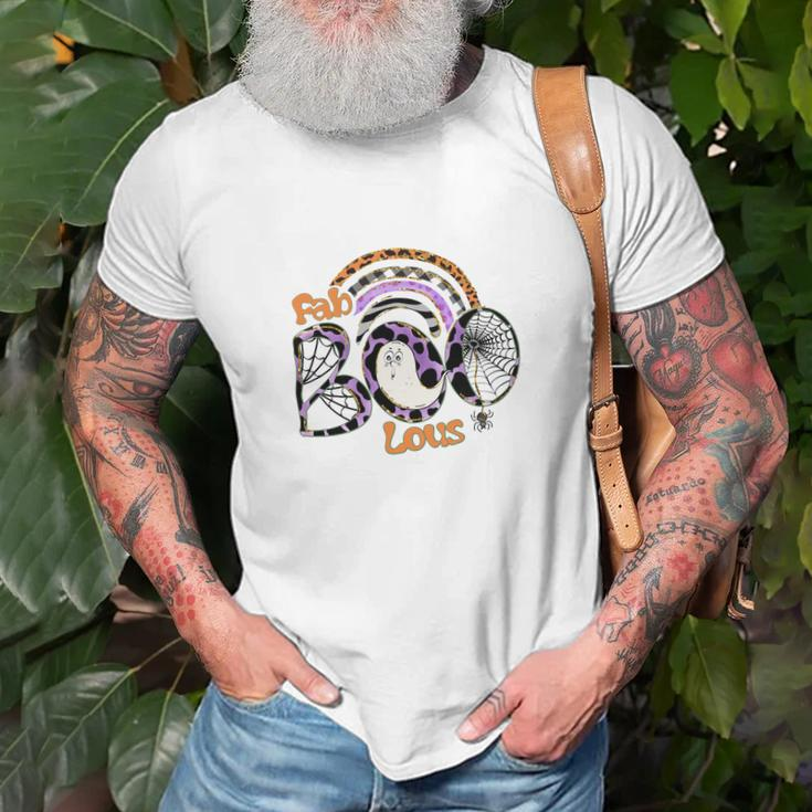 Fabboolous Boo Crew Rainbow Halloween Unisex T-Shirt Gifts for Old Men