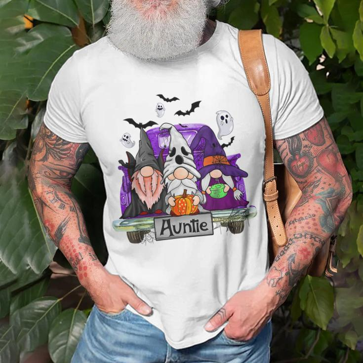 Gnomes Witch Truck Auntie Funny Halloween Costume Unisex T-Shirt Gifts for Old Men