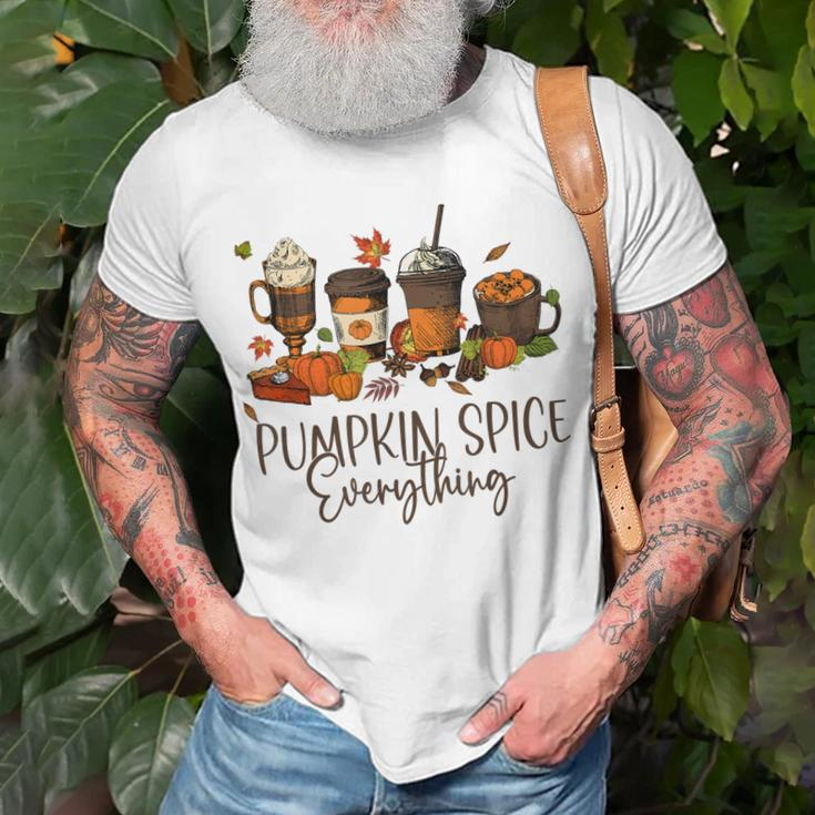 Halloween Pumpkin Spice Everything Thanksgiving V2 T-shirt Gifts for Old Men