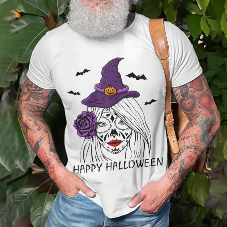 Happy Halloween Catrina Costume For Moms Witch Halloween Unisex T-Shirt Gifts for Old Men