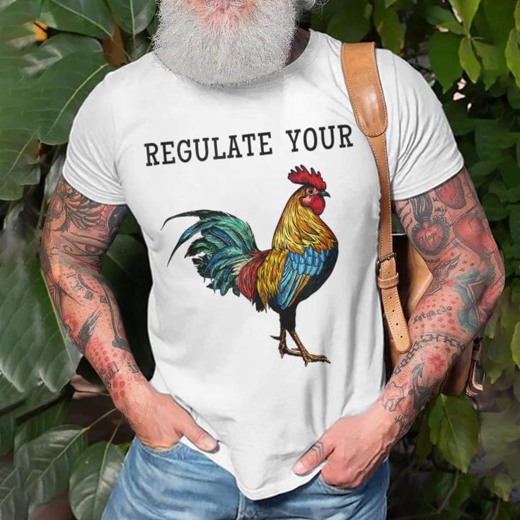 Pro Choice Feminist Womens Right Funny Saying Regulate Your Unisex T-Shirt Gifts for Old Men