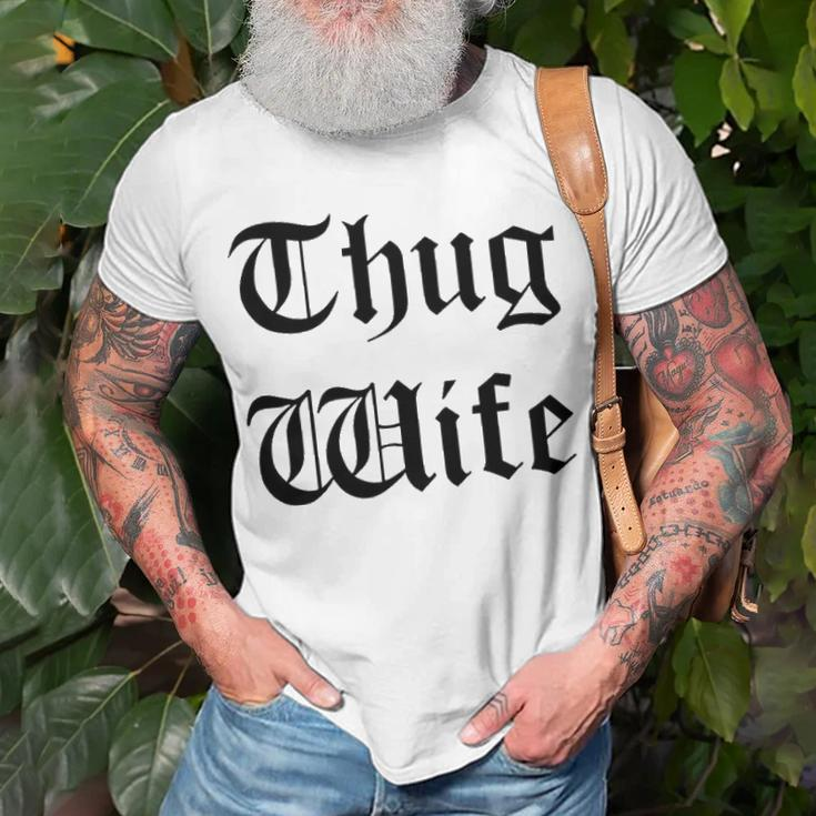 Thug Wife V4 Unisex T-Shirt Gifts for Old Men