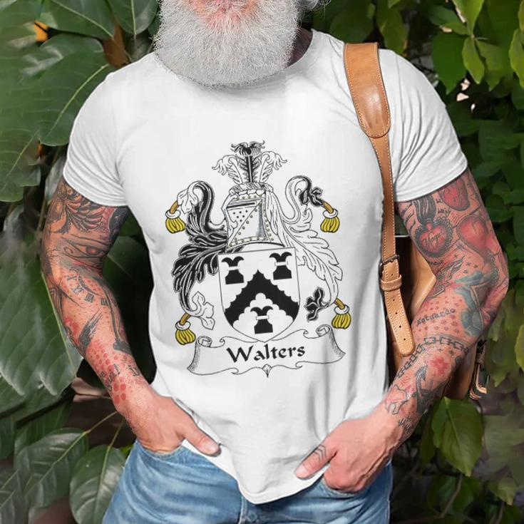 Walters Coat Of Arms &8211 Family Crest Unisex T-Shirt Gifts for Old Men