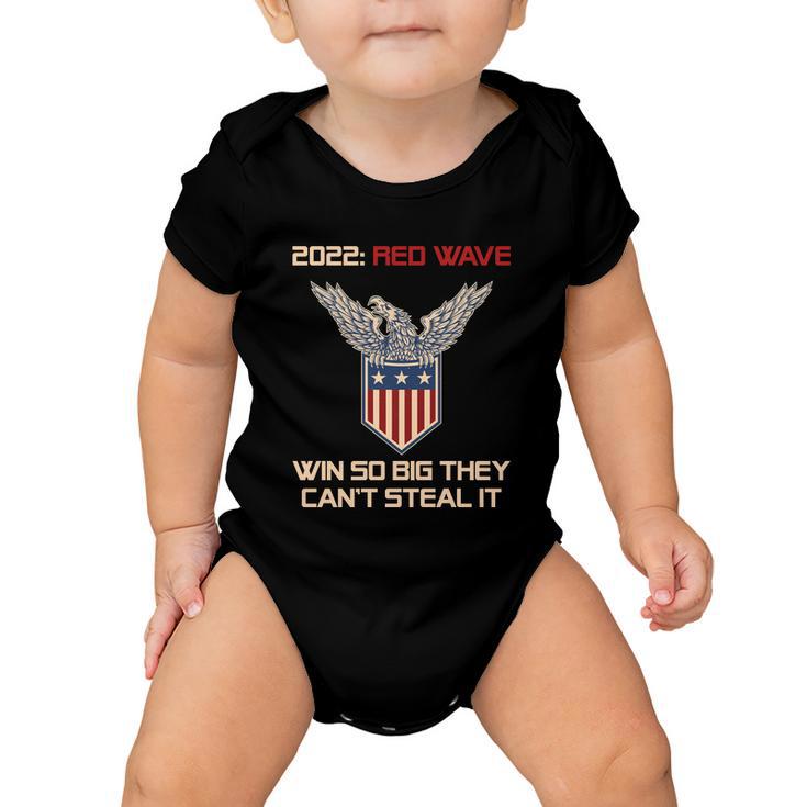 2022 Red Wave Conservative Republican Elections Baby Onesie