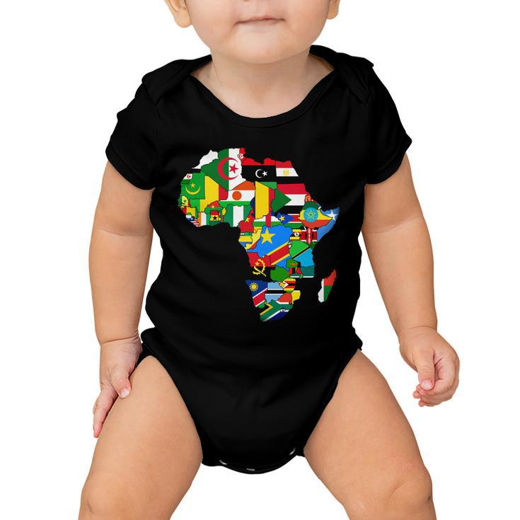 Africa Proud African Country Flags Tshirt Baby Onesie