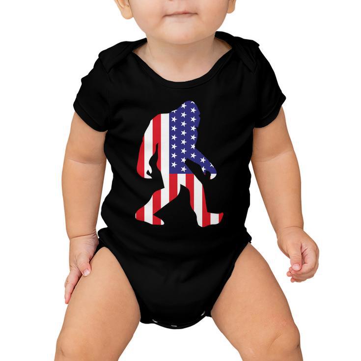 American Bigfoot Tshirt Baby Onesie