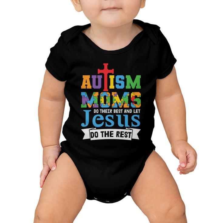 Autism Mom Gift For Autism Awareness Autism Puzzle Tshirt Baby Onesie
