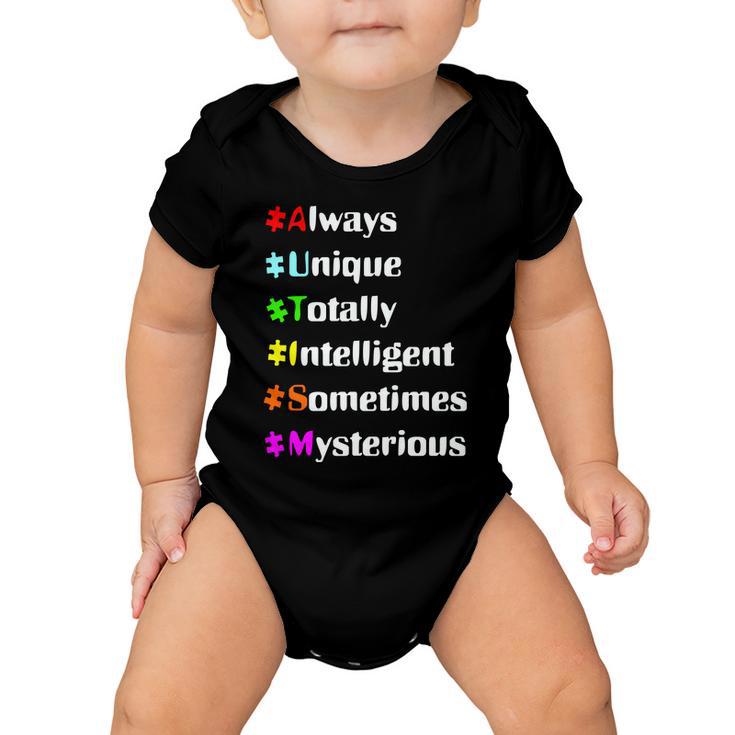 Autism Tips Awareness Tshirt Baby Onesie