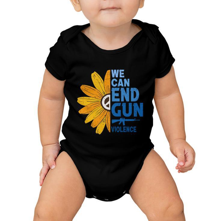 Ban Guns End Gun Violence V6 Baby Onesie