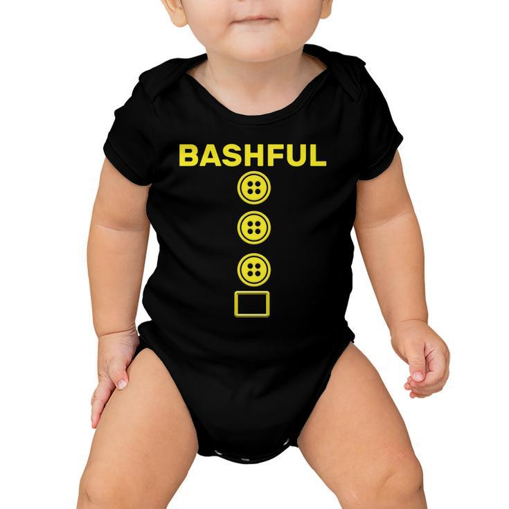 Bashful Dwarf Halloween Costume Tshirt Baby Onesie
