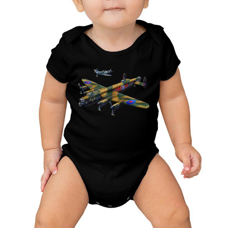 Battle Of Britain Airforce War Plane Tshirt Baby Onesie