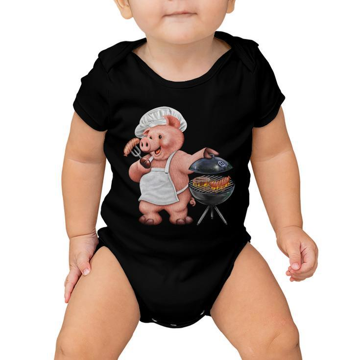 Bbq Pig Grilling Tshirt Baby Onesie
