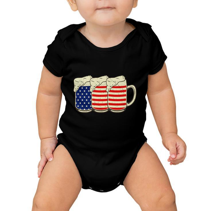 Beer American Graphic 4Th Of July Graphic Plus Size Shirt For Men Women Family Baby Onesie