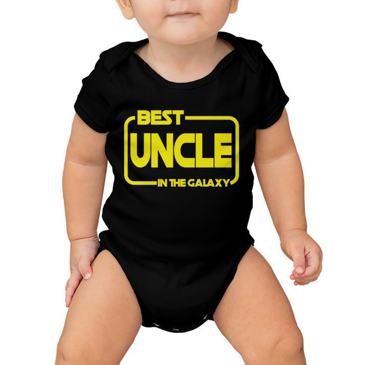 Best Uncle In The Galaxy Funny Tshirt Baby Onesie