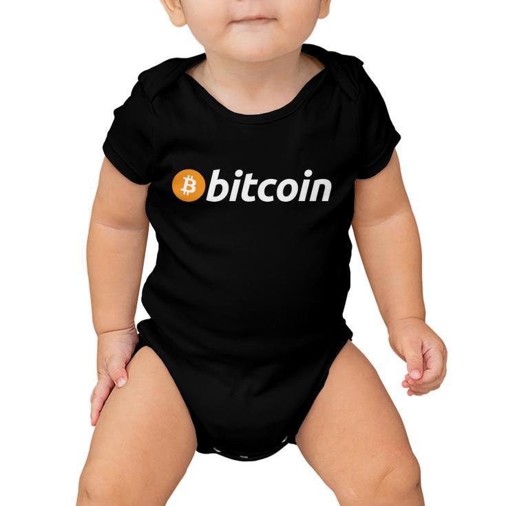 Bitcoin Logo Baby Onesie