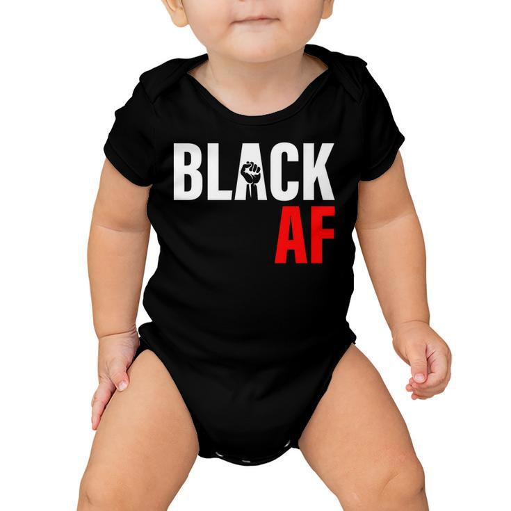 Black Af Fist Logo Tshirt Baby Onesie