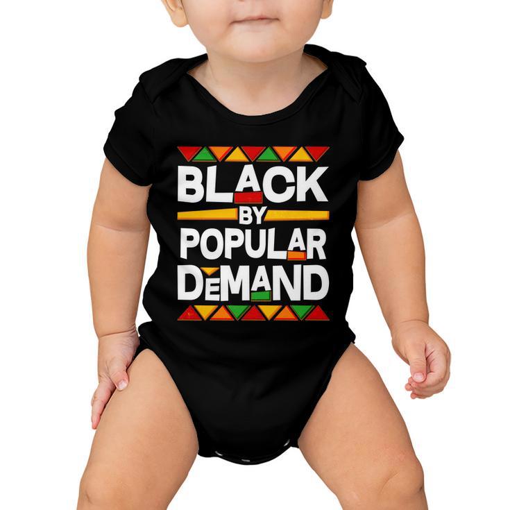 Black By Popular Demand Black Lives Matter History Tshirt Baby Onesie