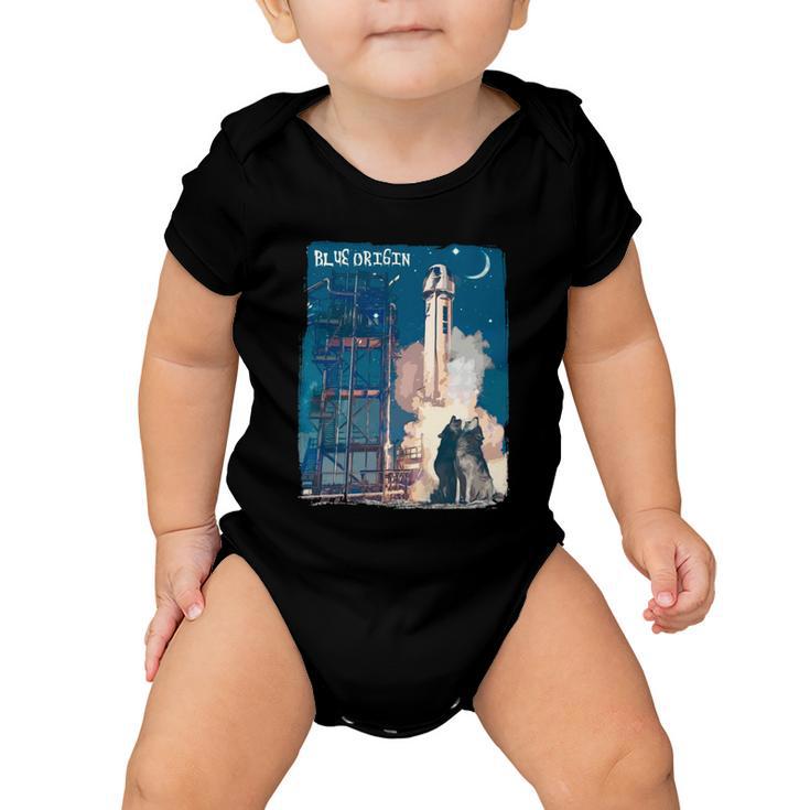 Blue Origin Space Launch Tshirt Baby Onesie