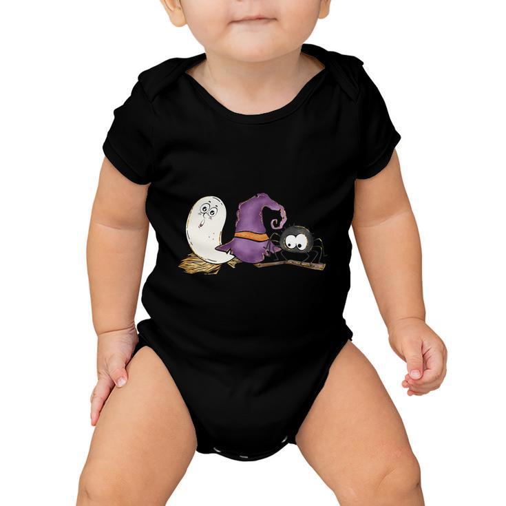 Boo Tiful Funny Halloween Quote V3 Baby Onesie