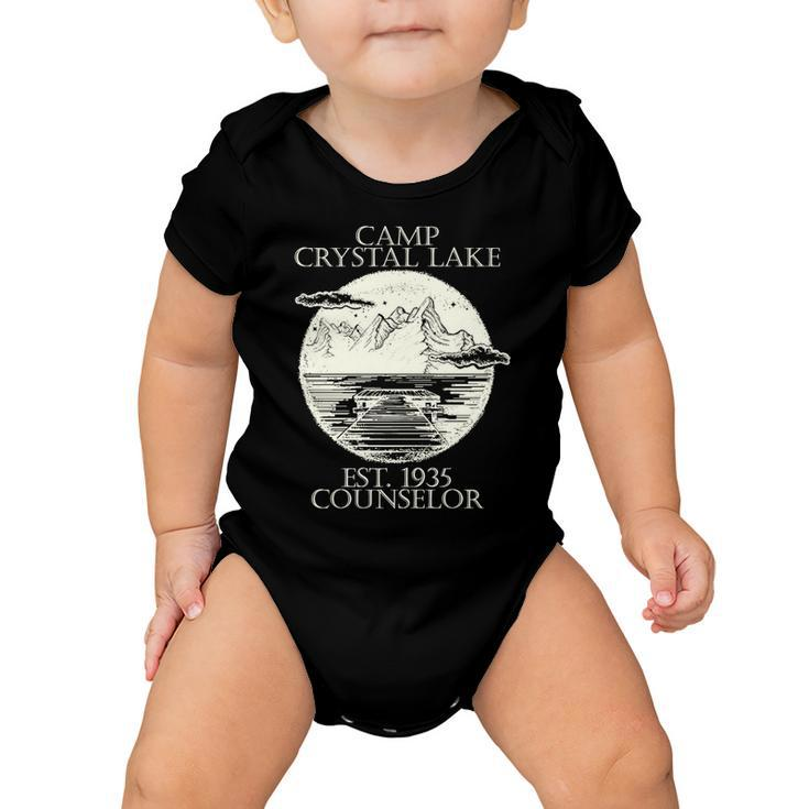 Camp Crystal Lake Counselor Tshirt Baby Onesie